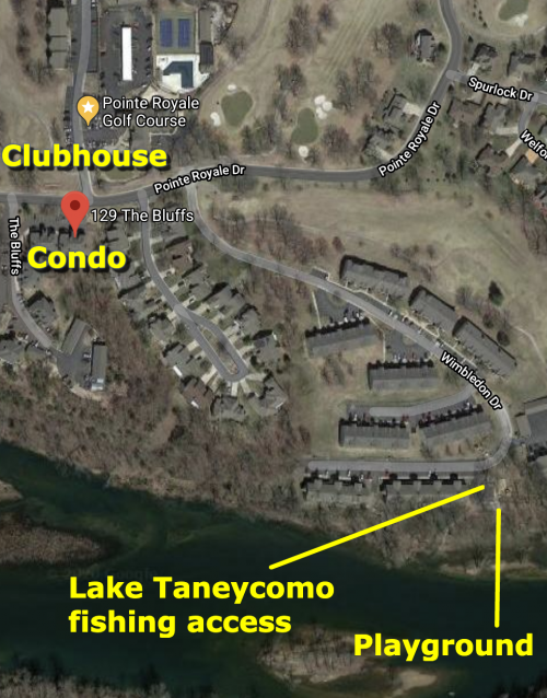 Branson Condo  - Lake Taneycomo access at Pointe Royale